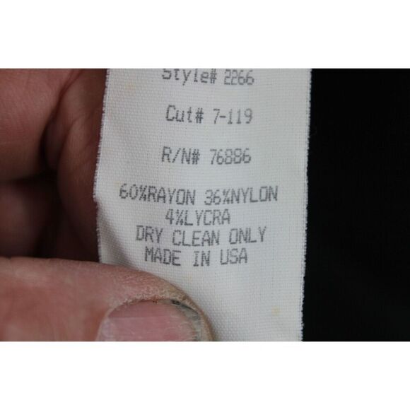 Platinum By Dorothy Schoelen  Size Small Houndstooth Fitted Blazer - Picture 5 of 6